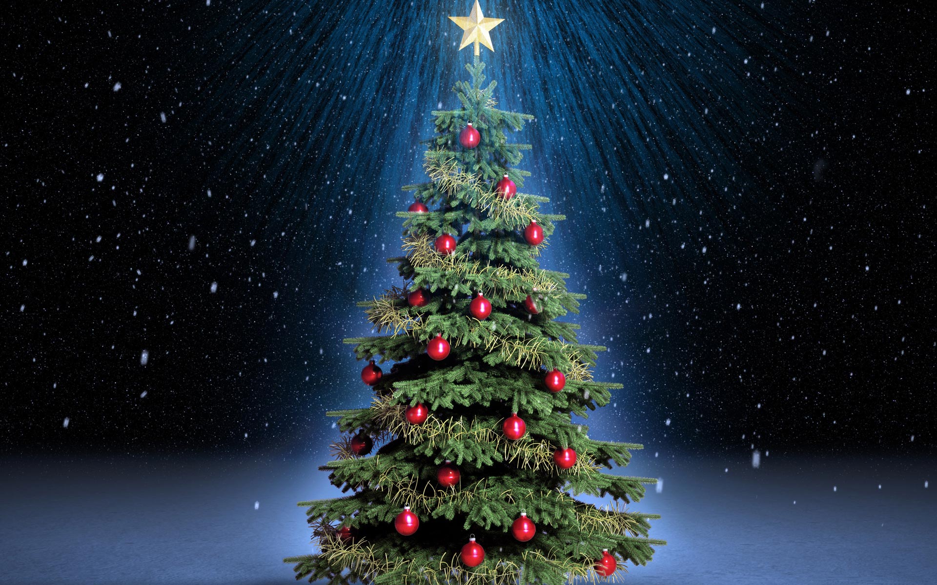 Gambar Pohon Natal Kartun